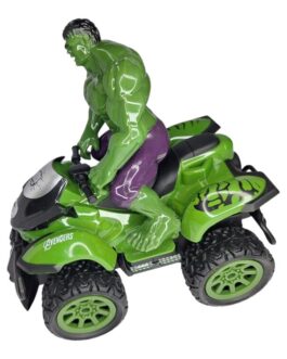 The Avengers Remote Control 4 wheeler bike with a Figurine