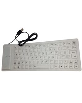 Flexible Waterproof Keyboard with USB cable