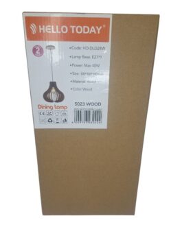 40W Wooden Lamp – Build Your Own