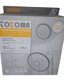 Round Rainfall Shower head + Handheld Head