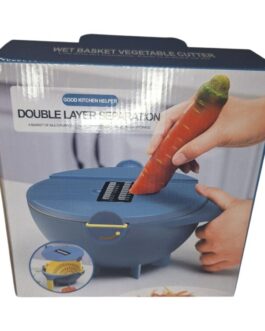 Multipurpose Vegetable Cutter/ Grater Bowl + Strainer + 4 Blade types + Peeler