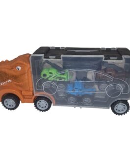 Dino Carrier Truck + 3 Smaller Dino Trucks