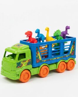 Dino Carrier Truck + 3 Smaller Dino Trucks