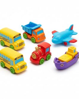 Travel Vehicle Toy Set – 5-Piece
