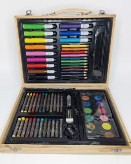 Full Crayon Hard Box with Stationary Included